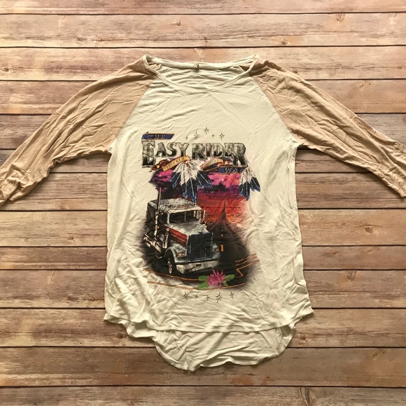 Spell & The Gypsy Collective Easy Rider Raglan Tee - Picture 2 of 4